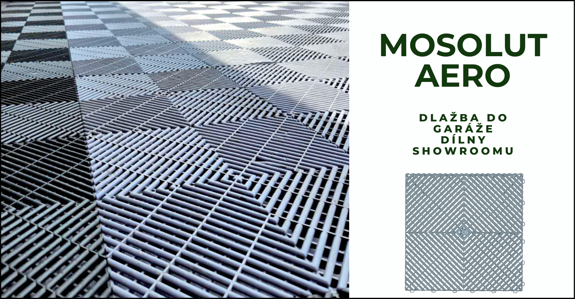 Mosolut Aero - plastová dlažba