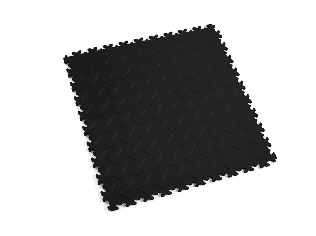 PVC dlažba Mosolut Machine Industrial ECO, 7mm, Diamant, Černá