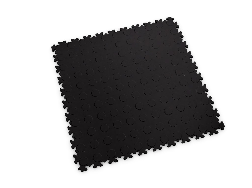 PVC dlažba Mosolut Machine, mince, eco, černá