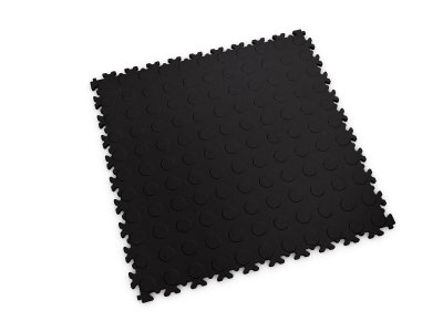 PVC dlažba Mosolut Machine, mince, eco, černá