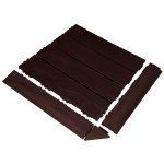 Venkovní plastová dlažba, Mosolut Woodlook, tmavý dub nájezdy a rohy