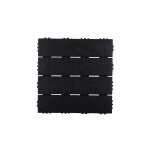 Módní plastová dlažba Mosolut Hestra Woodlook černá