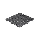 Plastová dlažba Mosolut Hestra Klasik  - tmavě šedá