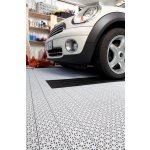 Plastová podlaha Mosolut Hestra Universa černá a světle šedá