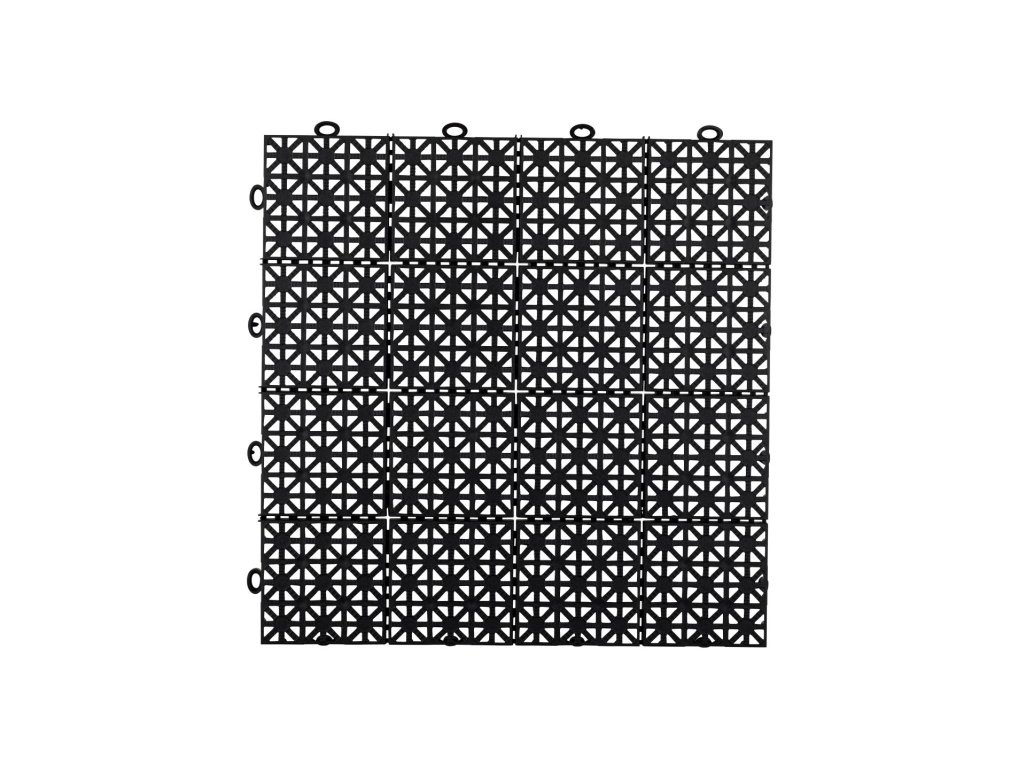 Plastová dlažba Mosolut Hestra Universa černá