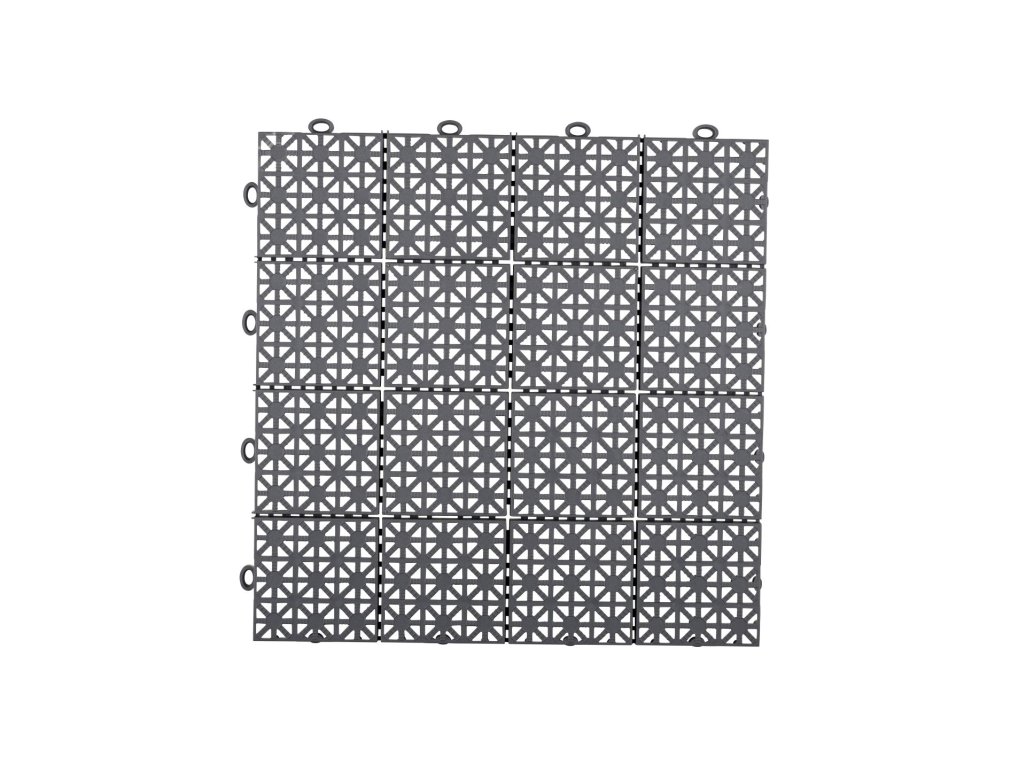 Plastová dlažba Mosolut Hestra, Universa tmavě šedá