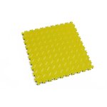 PVC dlažba Mosolut Machine Industrial, žlutá, diamant