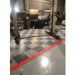 PVC dlažba Mosolut Machine Industrial, 7mm, diamant, Šedá