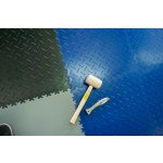 PVC dlažba Mosolut Machine Industrial, 7mm, diamant Modrá