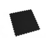 PVC dlažba Mosolut Machine Industrial, černá, hladká