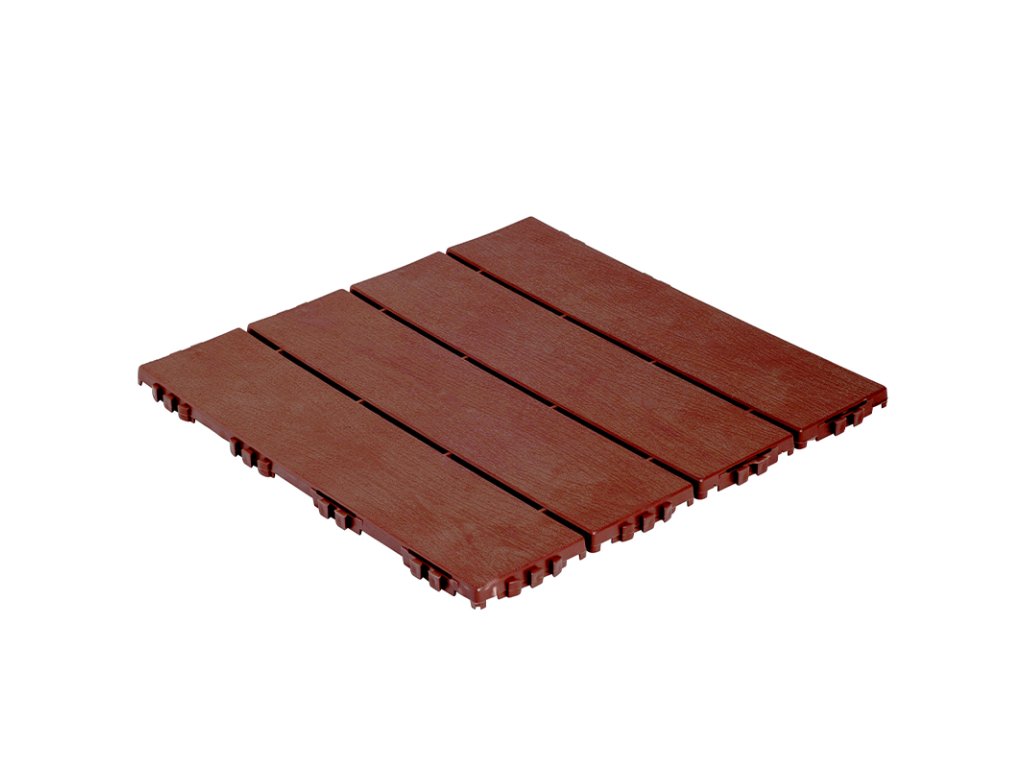 Plastová dlažba Mosolut Hestra Woodlook Mahagon