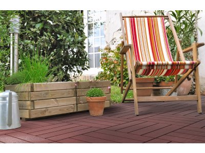 Plastová dlažba Mosolut Hestra Woodlook Mahagon