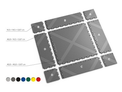 PVC roh Mosolut Machine Commercial HL Invisible, žlutá zadni strana