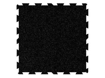 Puzzle fitness podlahová deska s EPDM v šedé barvě