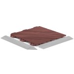 Venkovní dlažba Mosolut Hestra Deck 45_ Mahagon