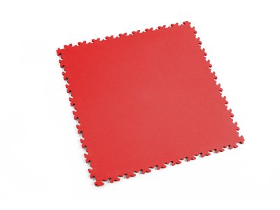 Mosolut Machine Industrial+, zátěžová dlažba do provozu v dezénu kůže, červená