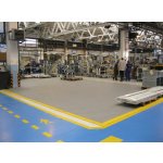 Zátěžová dlažba Mosolut Machine Industrial+ ve žlutém provedení pro zátěžové prostory