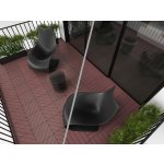 Plastová dlažba Mosolut Hestra Woodlook Mahagon vs DECK 45 mahagon