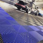 Plastová dlažba Performance Floor Race Flat - Reflexní modrá