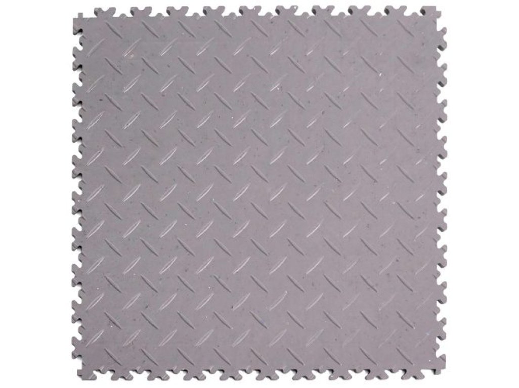 PVC dlažba Mosolut Machine Industrial ECO, 7mm, diamnat, světle šedá