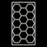 Hexagon světelný LED panel, vč. rámu | Mosolut