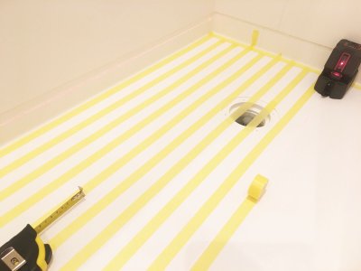 Příprava na aplikaci nátěru Sanigrip