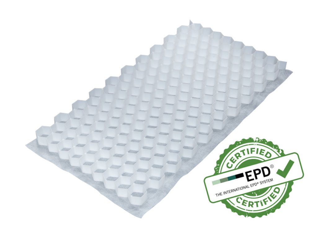 Štěrková rohož Mosolut Gravel Fix Lite, bílá