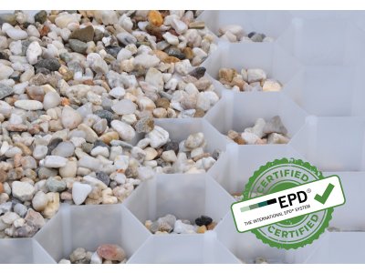 Štěrková rohož Mosolut Gravel Fix PRO, bílá