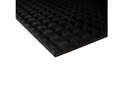 Mosolut RUBBER Antishock 100x100, outdoor, černá - podlaha na workout
