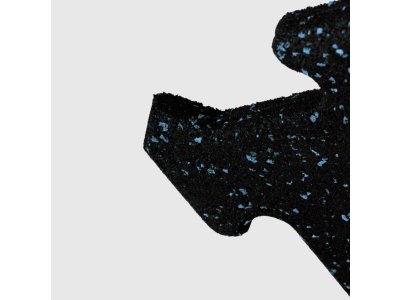 pryžová deska Mosolut Fitness puzzle non-visible s modrým vsypem EPDM