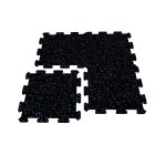 pryžová deska Mosolut Fitness puzzle non-visible s modrým vsypem EPDM