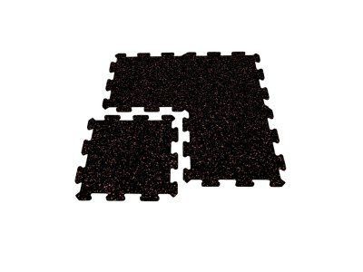 pryžová deska Mosolut fitness puzzle non-visible, s červeným vsypem EPDM