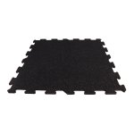 Mosolut Fitness Puzzle Non-visible 100 x 100 cm, černá s 10% červeným vsypem EPDM - různé tloušťky - 10 mm