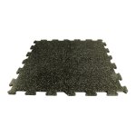 Mosolut Fitness Puzzle Standard 102,5 x 102,5 cm, černá s 10% žlutým vsypem EPDM - různé tloušťky - 15 mm