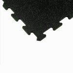 pryžová puzzle deska mosolut fitness standard se zeleným vsypem EPDM