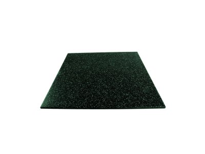 pryžová dvouvrstvá fitness deska se zeleným vsypem EPDM do posiloven