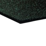 pryžová dvouvrstvá fitness deska se zeleným vsypem EPDM do posiloven