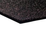 dvouvrstvá pryžová fitness deska s červeným EPDM, Mosolut