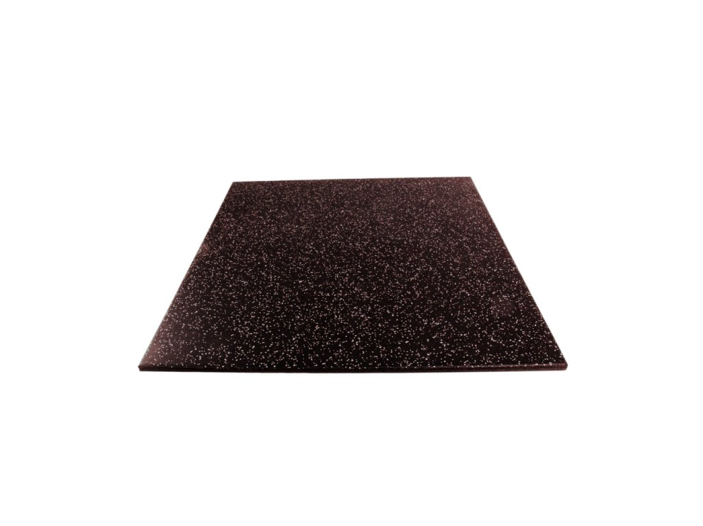 dvouvrstvá pryžová fitness deska s červeným EPDM, Mosolut do fitness