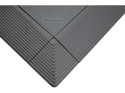 Plastový podlahový roh k dlažbě Mosolut Event, šedý