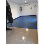 PVC dlažba Mosolut Machine Industrial, 7 mm, diamant, zelená