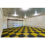 PVC dlažba Mosolut Machine Industrial+, diamant, žlutá