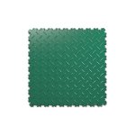 PVC dlažba Mosolut Machine Industrial+, diamant, zelená