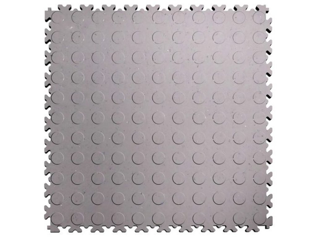 PVC dlažba Mosolut Machine Industrial+ mince, ECO, světle šedá